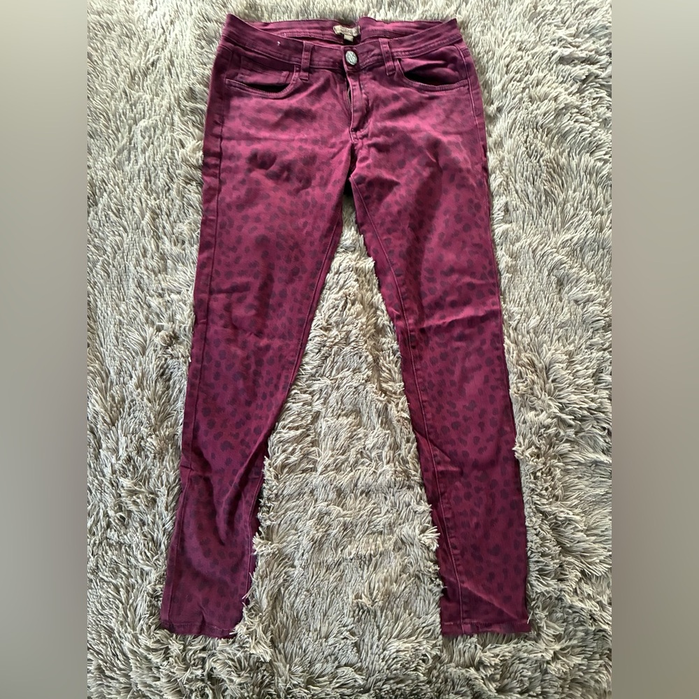 Romeo & Juliet Couture Burgundy Jeans